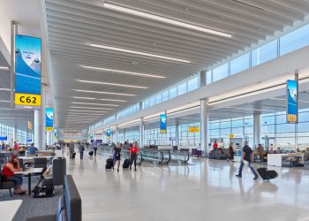 Concourse C at Denver International Airport.