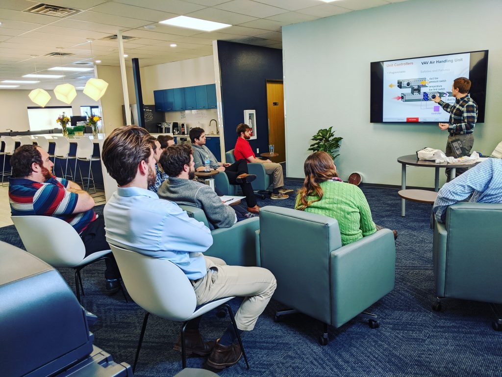 Team meeting at 360 Engineering headquarters in Golden, CO.
