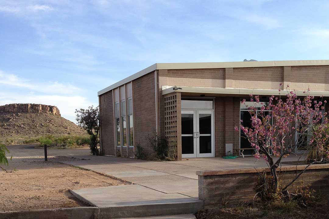 View of Big Bend National Park administration building 